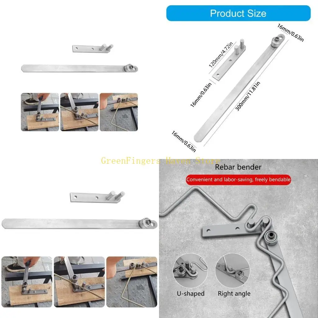 

F68D High Carbon Steel Construction Wire Bending Tool Supports U Curves Fit for Heavy Duty Home Factory Use