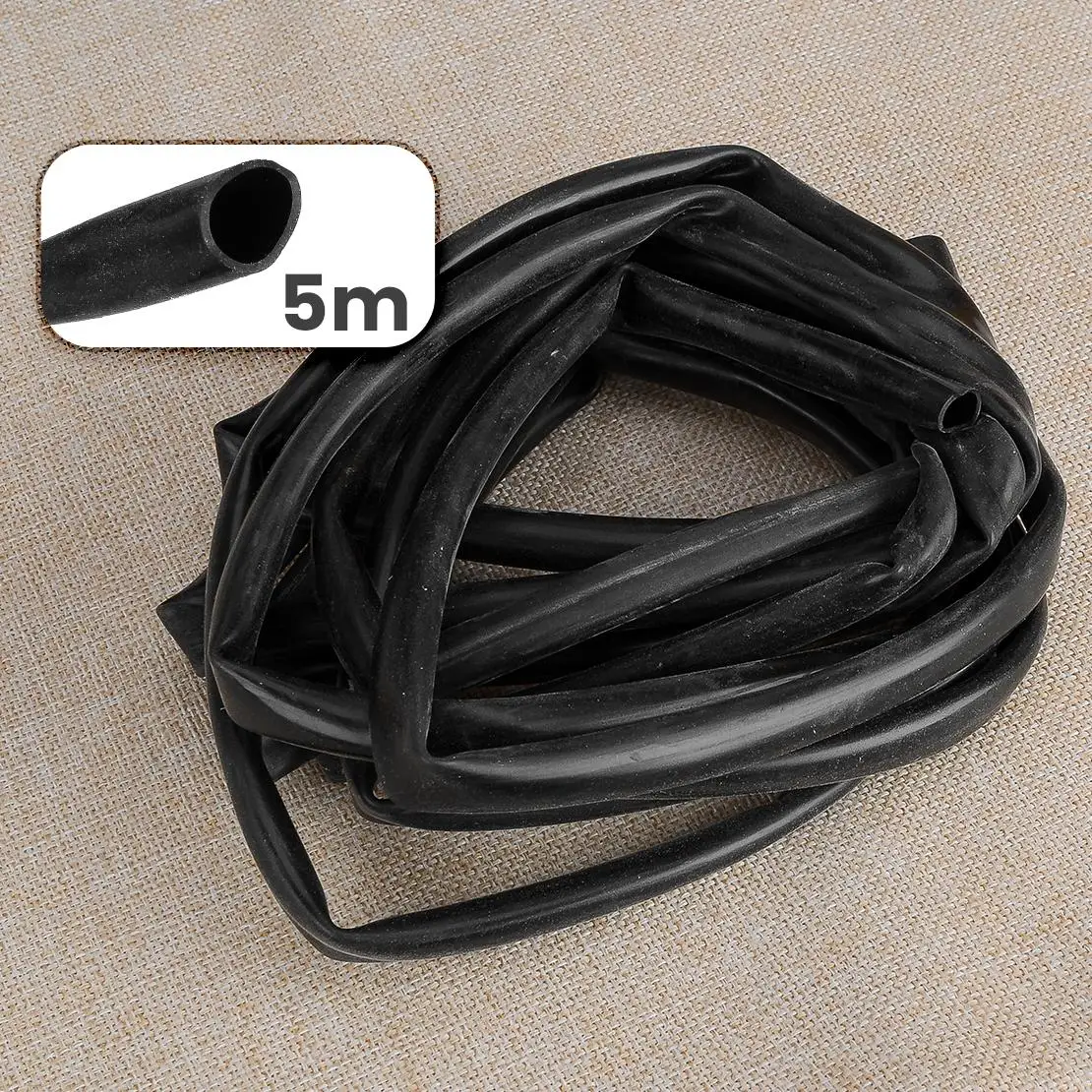 

Black Silicone 10/12mm 5m Long Tube Tubing Air Line Quick Connect Hose for Tire Changer Machine