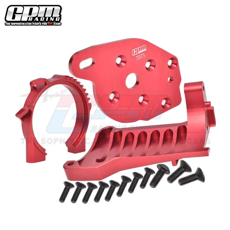 GPM CNC 7075 Aluminum Motor Mounts 8960 For TRAXXAS 1/10 Maxx W/Widemaxx