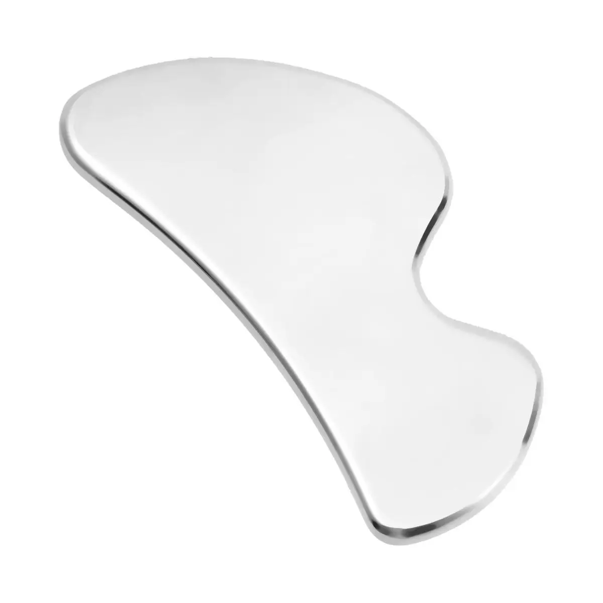 

Массажная доска из нержавеющей стали для лица, скребок для физиотерапии, улучшения кровообращения, снятия головной боли