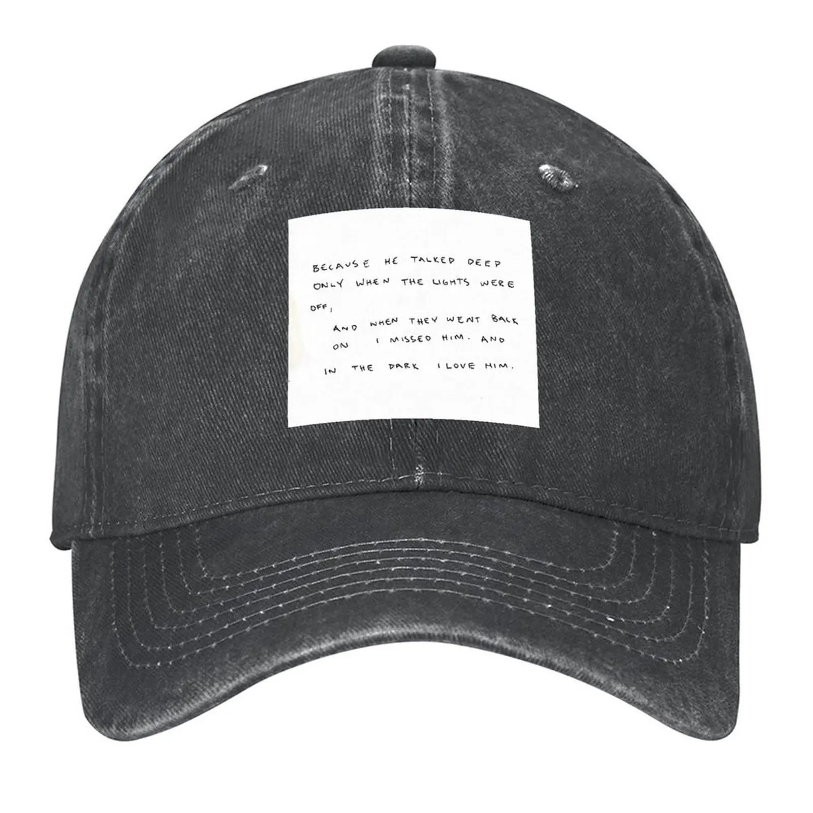 

“IN THE DARK”/ PAGE 90 Baseball Cap Dropshipping Rave Horse Hat Big Size Hat Women Beach Fashion Men's