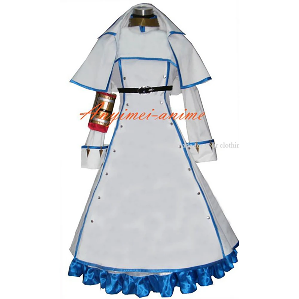 fondcosplay Trinity Blood Esther Blanchett white cotton Dress Cosplay Costume CD/TV[CK019]