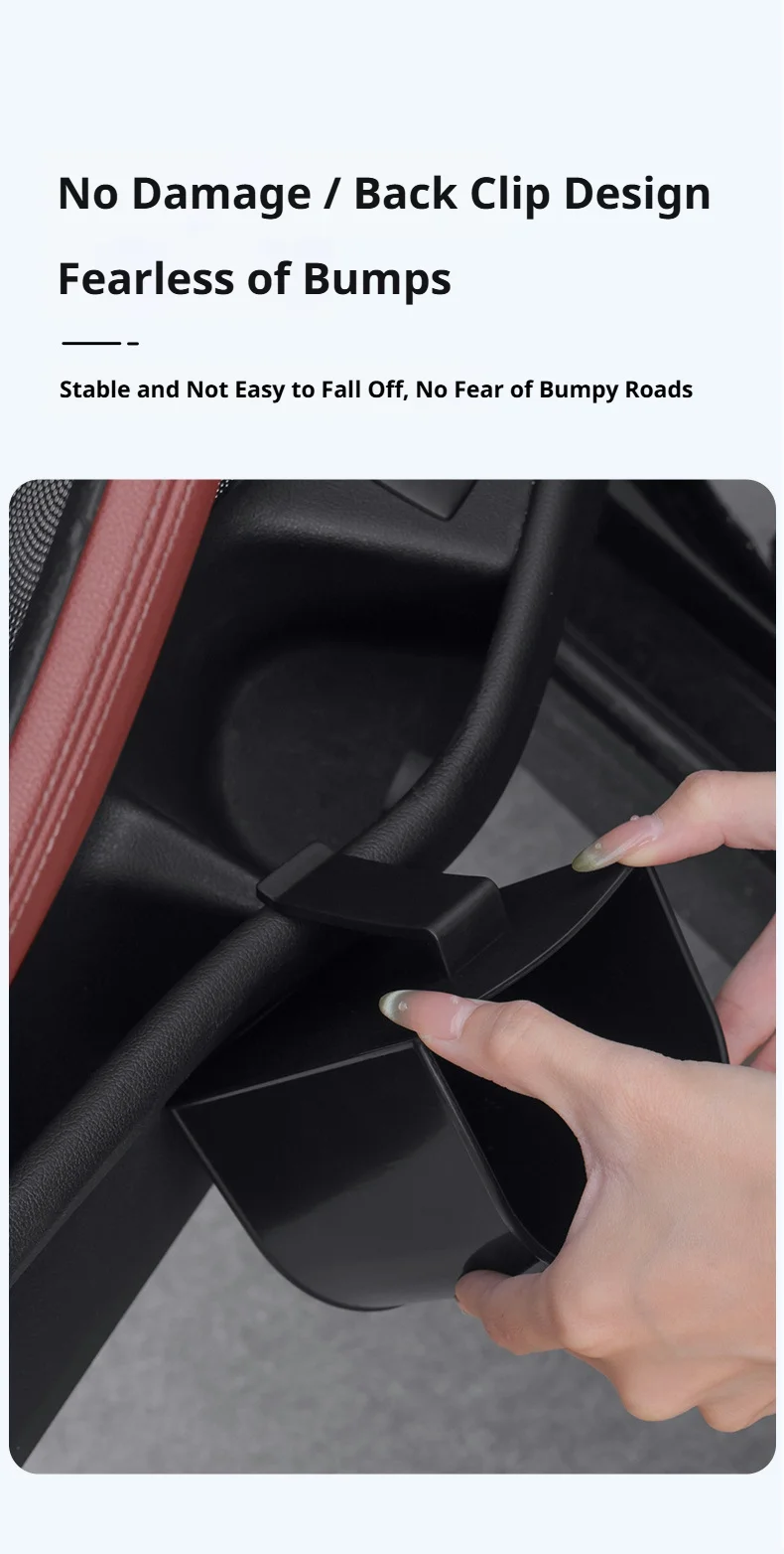 SEAMETAL Auto-Türbecherhalter Aufbewahrungsbox mit Rückenclip-Design Universeller Getränkehalter Organizer Wasserdichte Auto-Rücksitz-Getränkebox – Detail 4