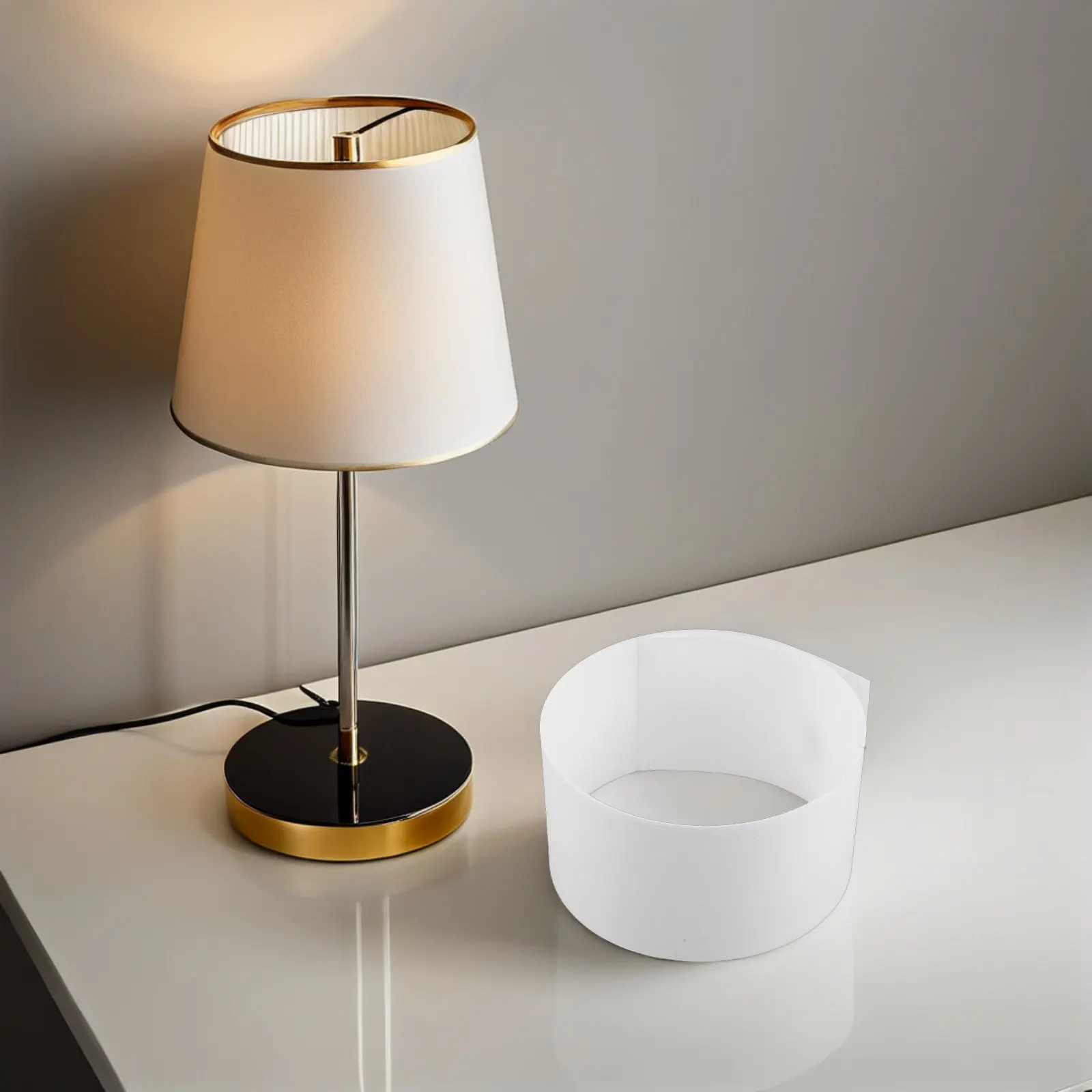 

LED Light Diffuser Plate Flexible Bendable Strip Cover 122x6cm LED Strip Channel Diffuser Sheet for Soft Light and Glare