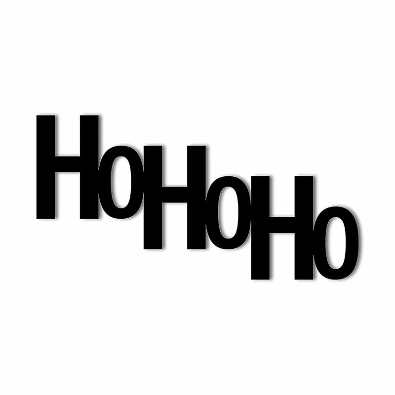 

Ho Ho Ho Merry Christmas Tree Metal Wall Decor Sign Home Living Room Decoration Metal Art Vintage Metal Plate Interior Wall Art