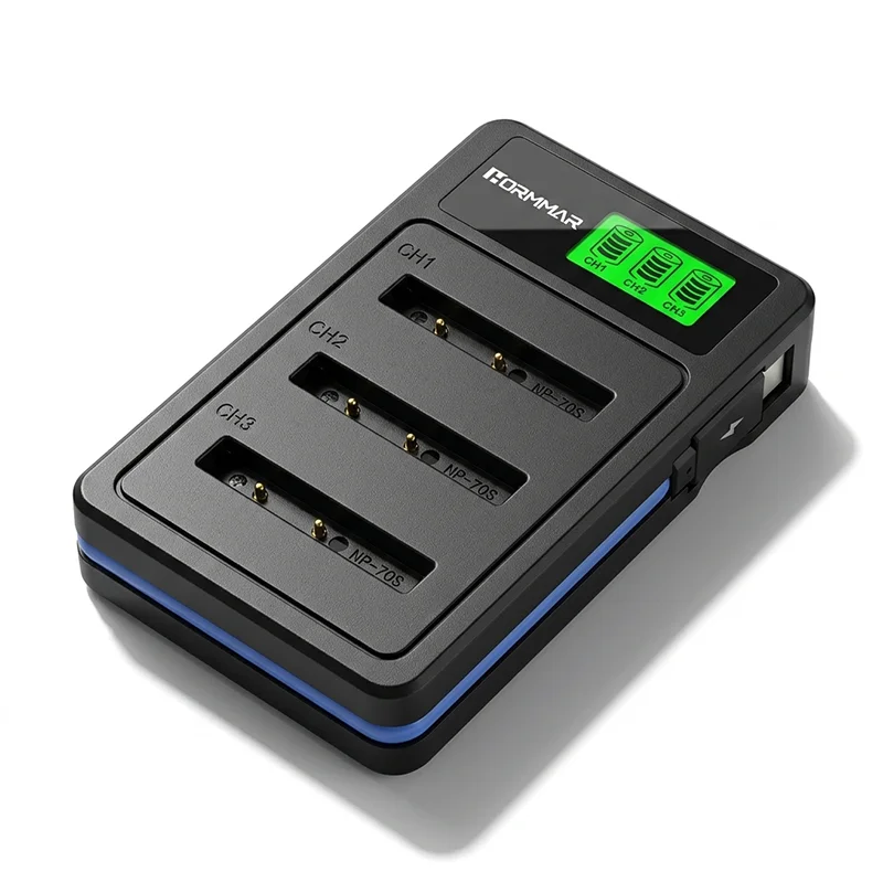 Norifon NP-70 USB Charger for Fujifilm F20, F20 Zoom, F40fd, F45fd, F47fd Camera and More