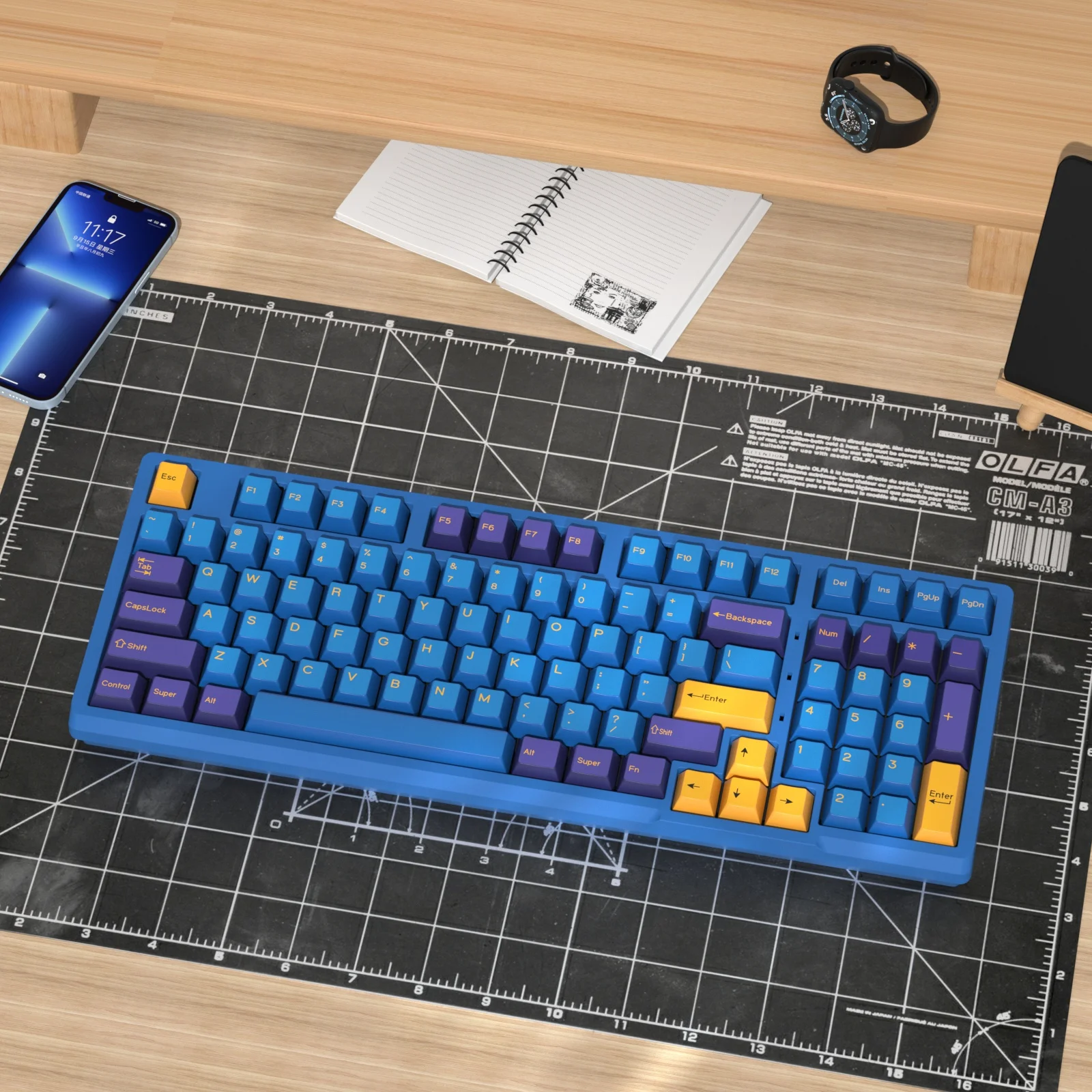 Imagem -06 - Kbdiy-conjunto de Teclas Nautilus Perfil Cereja Pbt Gmk Custom Double Shot 176 Teclas para Teclado Mecânico de Jogos Interruptor mx