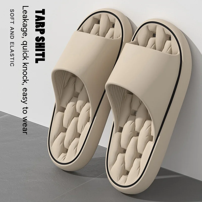 Bathroom Water Seepage Super Soft Sole Home Slippers Women Cloud Slippers Eva Indoor Sandals Non-Slip Flip Flop Men Slippers