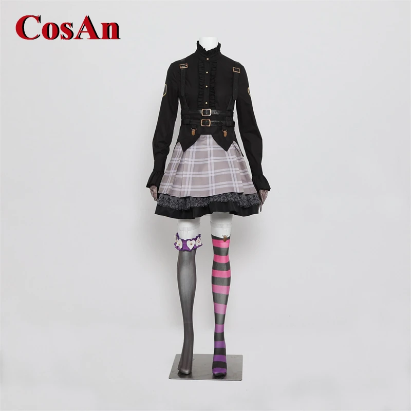 CosAn Hot Anime Vtuber Maria Marionette Cosplay Costume Sweet Elegant Uniform Dress Activity Party Role Play Clothing