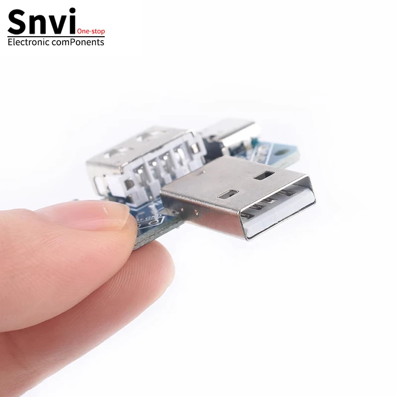 Snvi USB Hoofd Schakelbord Mannelijke USB Connector naar Type-c Micro Vrouwelijke USB 2.54-4P overdracht testbord USB adapter plaat XY-USB4