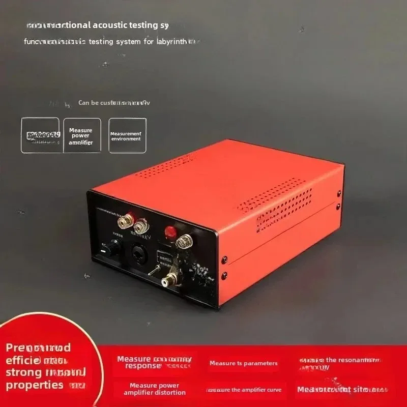 110V 220V audio power amplifier test system, frequency response impedance TS parameters resonance frequency harmonic distortion