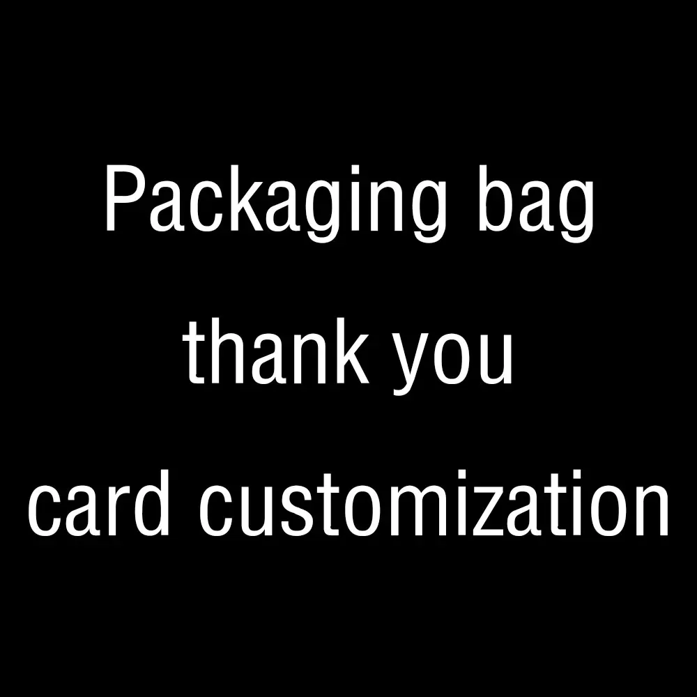 300 pairs of sock packaging bags and thank-you card customization link
