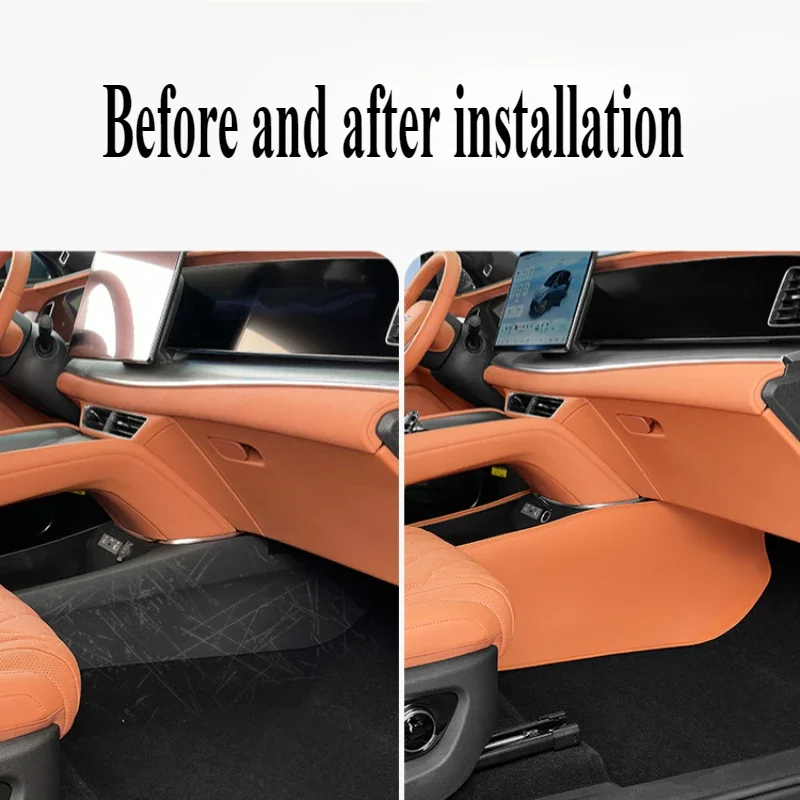 For BYD Sealion 7 Car After The Original Car Color Discharge Trend Anti-kick Pad Protective Cover Decorative Frame Accessories