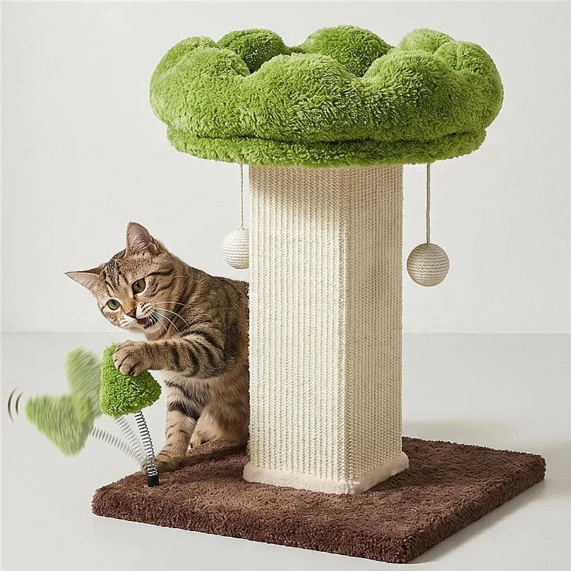 Cat Climbing Frame Cat Tower Sisal Scratcher for Cats Claw Grinding Sofa Protector Pet Furniture Jumping Toys Cats Climbing Tree
