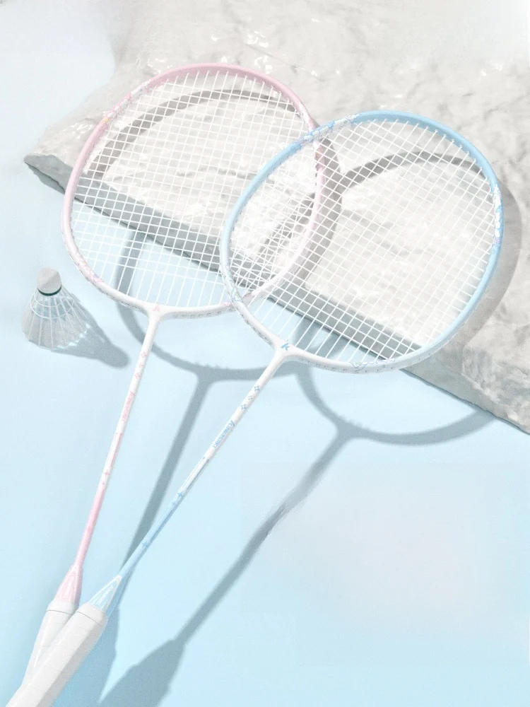 badminton-racket-ultra-light-carbon-fiber-unisex-high-aesthetic-single-double-sided-set-sports-fitness-fans-supplies