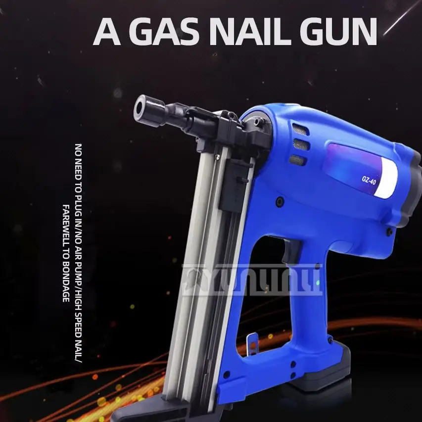 

Gas gun Timber nail gun fixing tools door window fixing water electricity nail gun woodworking concrete nail gun gas machine