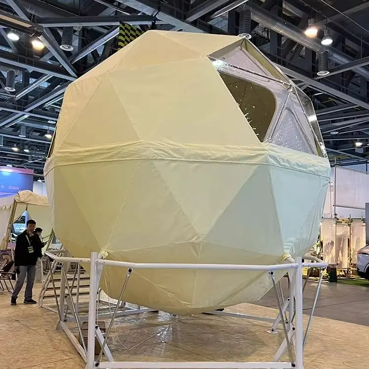 도매 나무 걸이형 돔 하우스 텐트 별이 빛나는 하늘 티피 숲 걸이형 방수 캠핑 구형 텐트 방수 돔 텐트