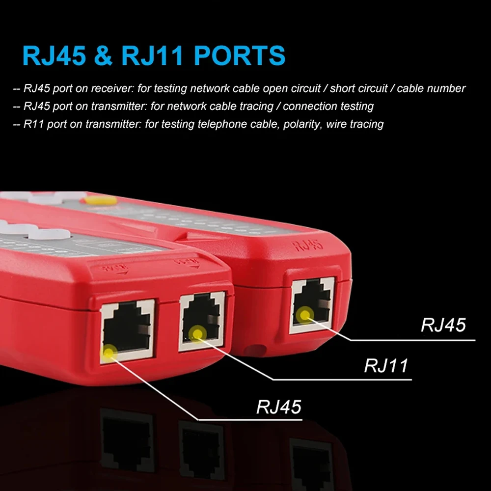 UNI-T UT683kit Wire Tracker Tester Network Line Finder RJ45 RJ11 Cable Tracker Detector Cable Locator Circuit Wire Tracker Kit