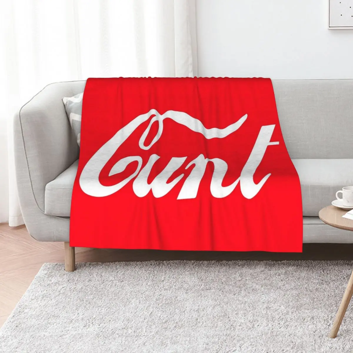 C*** Throw Blanket Cozy Throw Blanket for Bed Sofa Chair