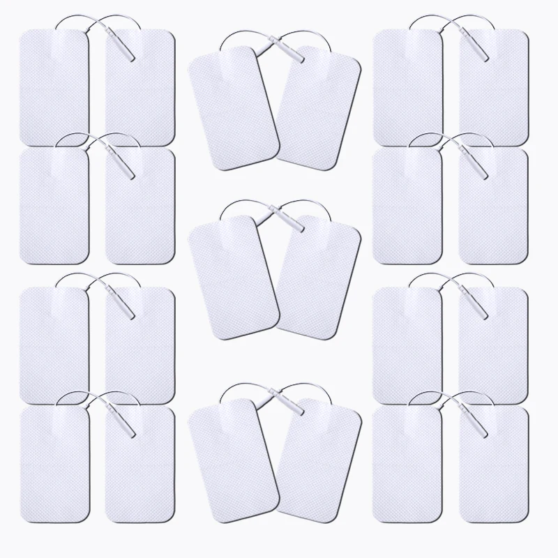 5x9cm Therapeutic Electrode Patches Muscle Stimulator Pad with Conductive Gel for TENS Acupuncture Machine Slimming Massage