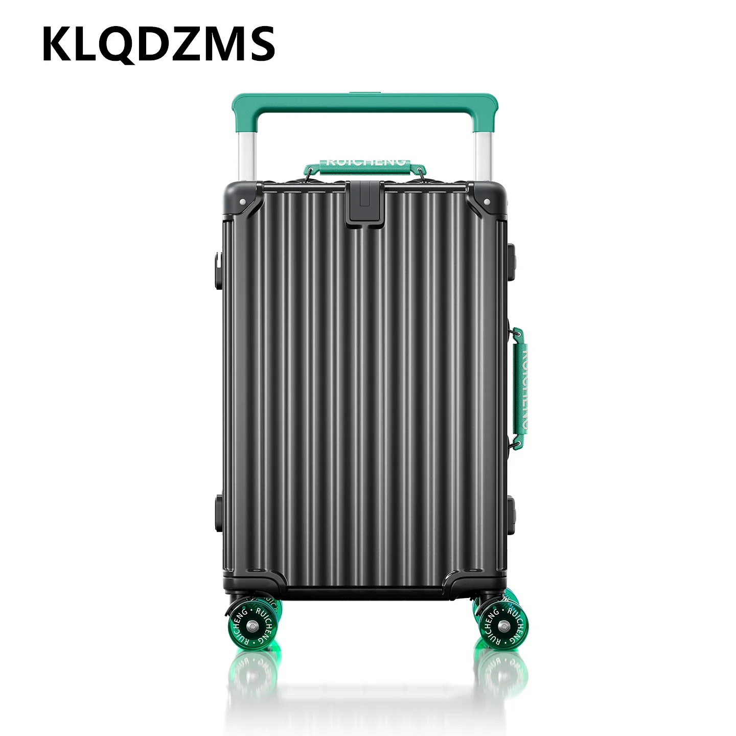 KLQDZMS Cabin Suitcase Aluminum Frame Boarding Box Women's 20