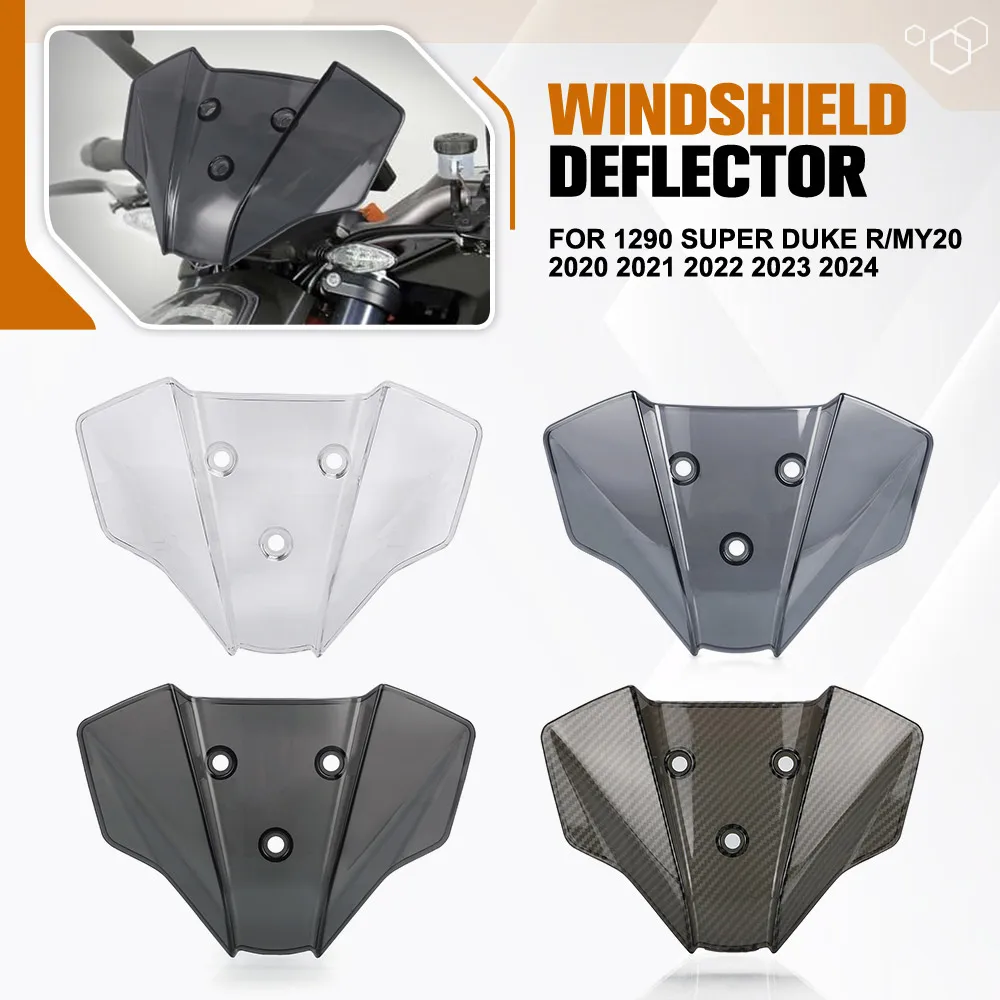 

Ветровое стекло/экран для мотоцикла 1290 Super Duke R/MY20 2020 2021 2022 2023 2024, защита от ветра