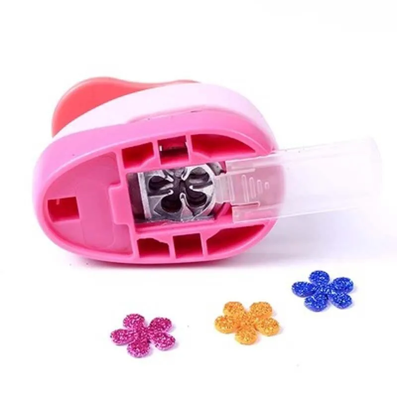 Grappige Cartoon Dier Patroon Papiersnijder Dier Sneeuwvlok Bloem Patroon Hol Gereedschap DIY Scrapbooking Accessoires