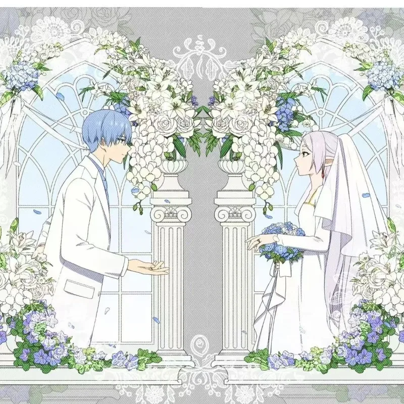 

Frieren: Beyond Journey's End Acrylic Stand Figure Frieren Himmel Anime Peripheral Arrangement Room Desktop Creative Ornament