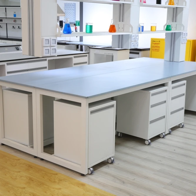 

Лабораторные столы с C-образной рамой Мебельный стол Лабораторная скамейка Остров