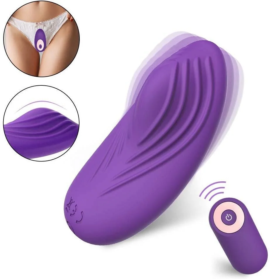 Drop shipping 10 Vibration Adult Sex Toys Vibrator Vagina Nipple Stimulator Wearable Panty Vibrator with Remote