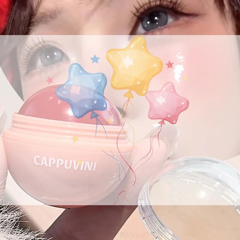 Cappuvini Juice Blush Ball Water Light Blusher Rozświetlający róż do twarzy Łatwe nakładanie Wielofunkcyjny róż do makijażu Nadaje się do ust i policzków