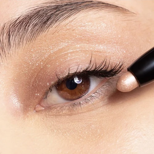 Imagen 2 del producto Lápiz de sombra de ojos nacarado metálico, resaltador resistente al agua duradero, alto pigmento, brillo, sombra de ojos en barra, maquillaje