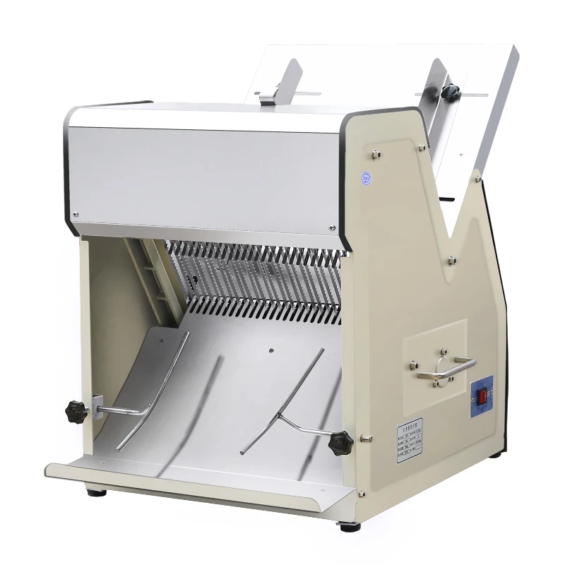 Commercial toast slicer stainless steel slicing machine square wrapping slicer electric slicing machine fine tooth cutter