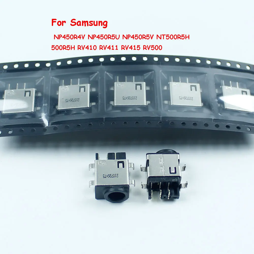 

1-10Pcs Laptop DC Power Jack Socket Connector For Samsung RV410 RV411 RV415 RV500 NP450R4V NP450R5U NP450R5V NT500R5H 500R5H