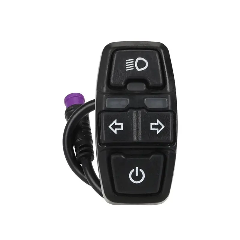 AliExpress NONE Dropship-Multifunction Switch Ebike Light Horn Switch Turn Signal Switch 4 Function For Electric Bike Scooter Light Switch