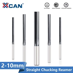 XCAN Straight Flute Carbide Machine Reamer 4/6 Flute Chucking Reamer Machine Cutting Tools 2 2.5 3 4 5 6 7 8 9 10mm