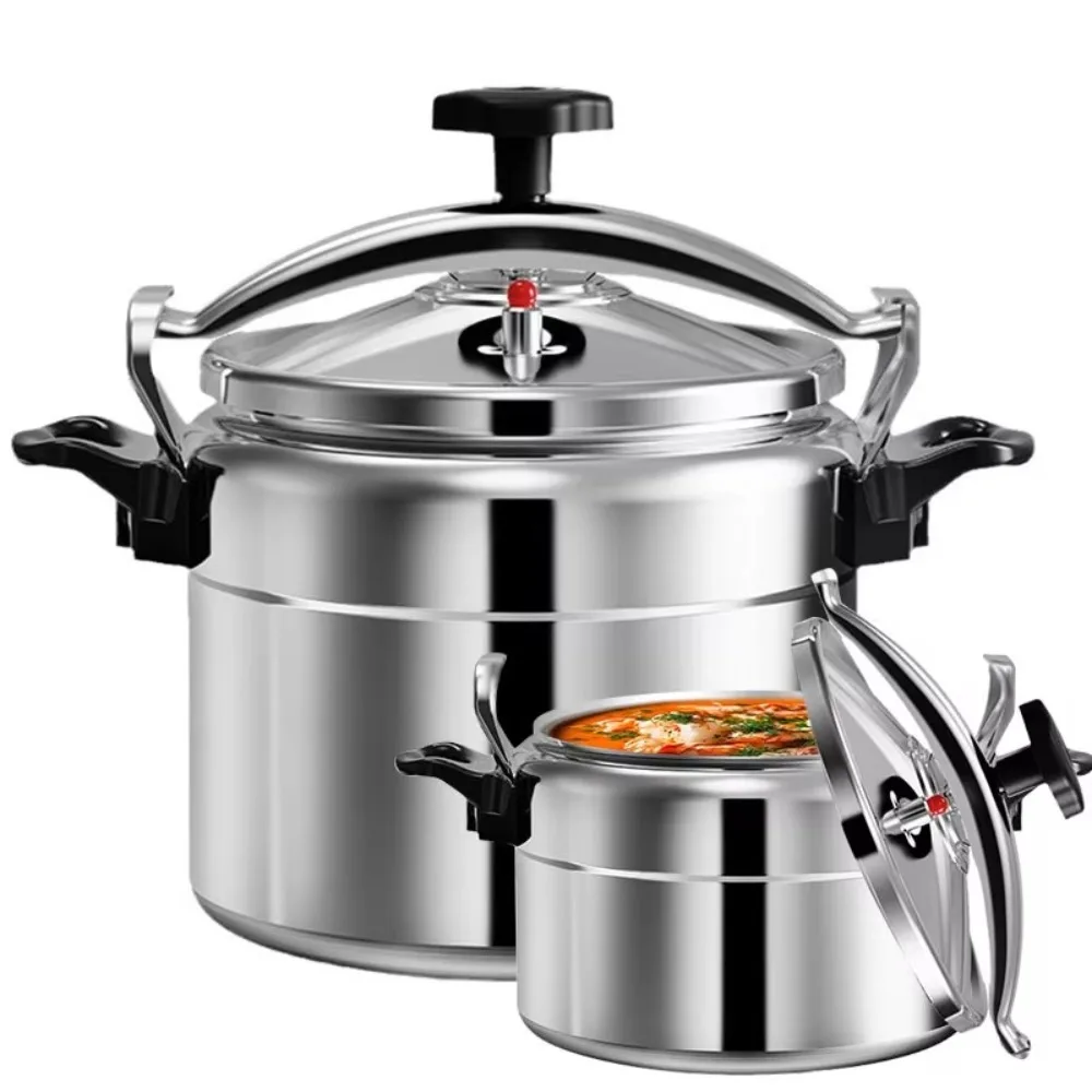 New 2.5-11L High Pressure Cooker Large Capacity Explosion-Proof Saucepan Stew Pot Uncoated Aluminum Kitchen Cooking Tool