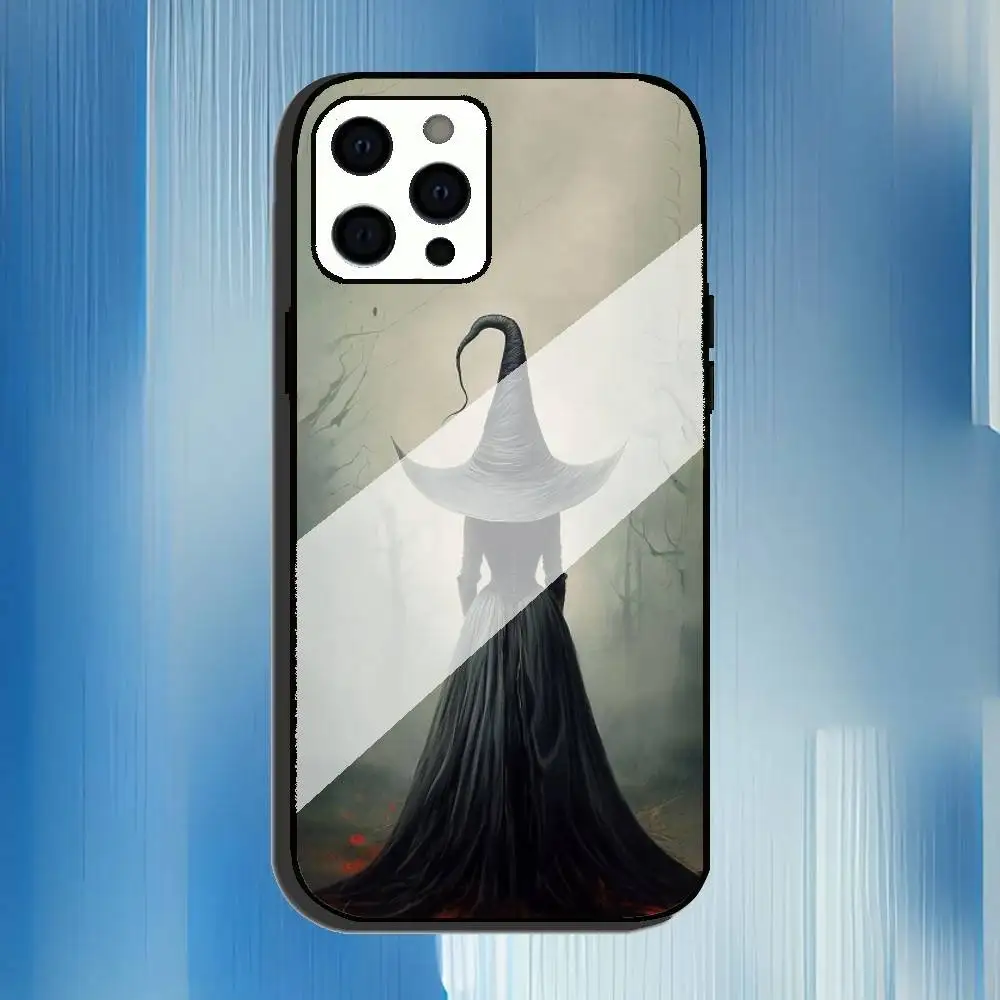 H-Halloween Hat Phone Case para iPhone 17,16,15,14,13,12,11,Pro,Max,Plus,Mini,SE4,E Carregamento sem fio magnético Magsafe