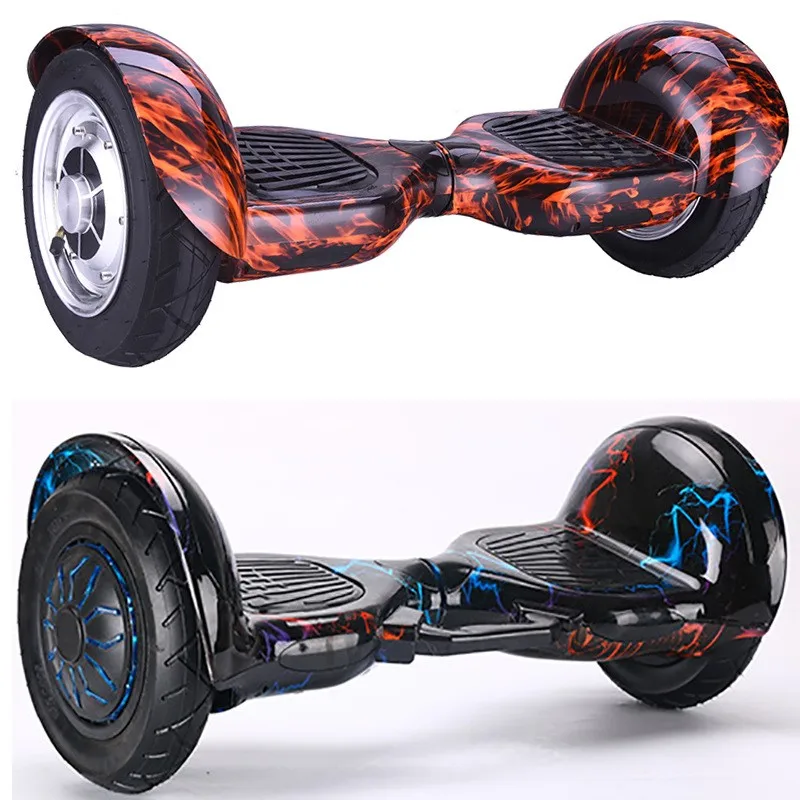 10 Inch Electric Scooter Adult Two-wheel Torsion Bluetooth Portable Glare Tire Marquee Children's Balance Hoverboard