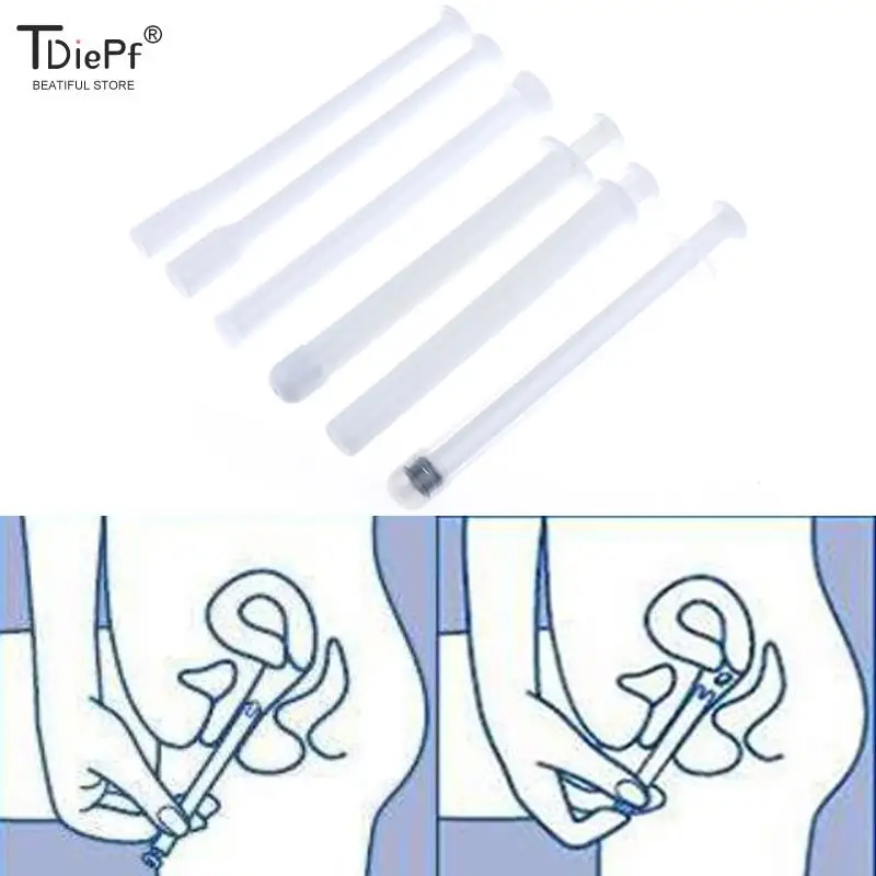 5Pcs/set Clear Vaginal Applicator Lubricant Injector Syringe Lube Anal Nasal Launcher for Health Care Sex Acts Cure