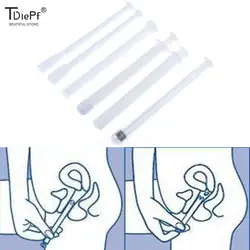 5Pcs/set Clear Vaginal Applicator Lubricant Injector Syringe Lube Anal Nasal Launcher for Health Care Sex Acts Cure