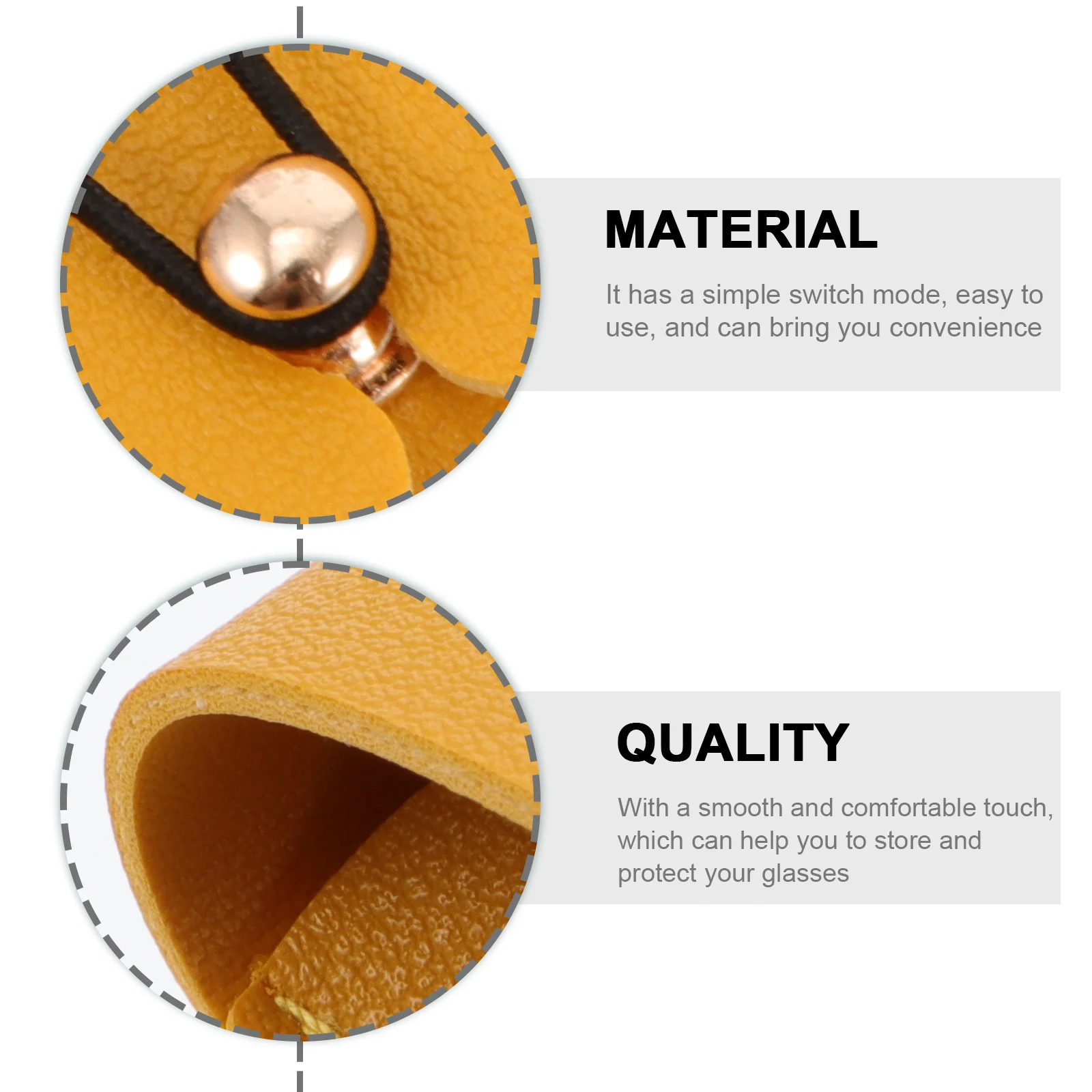 

3Pcs Glasses Storage Bags Durable Lightweight Small Size Fashion Eyewear Organizer Portable Case Glasses Bag