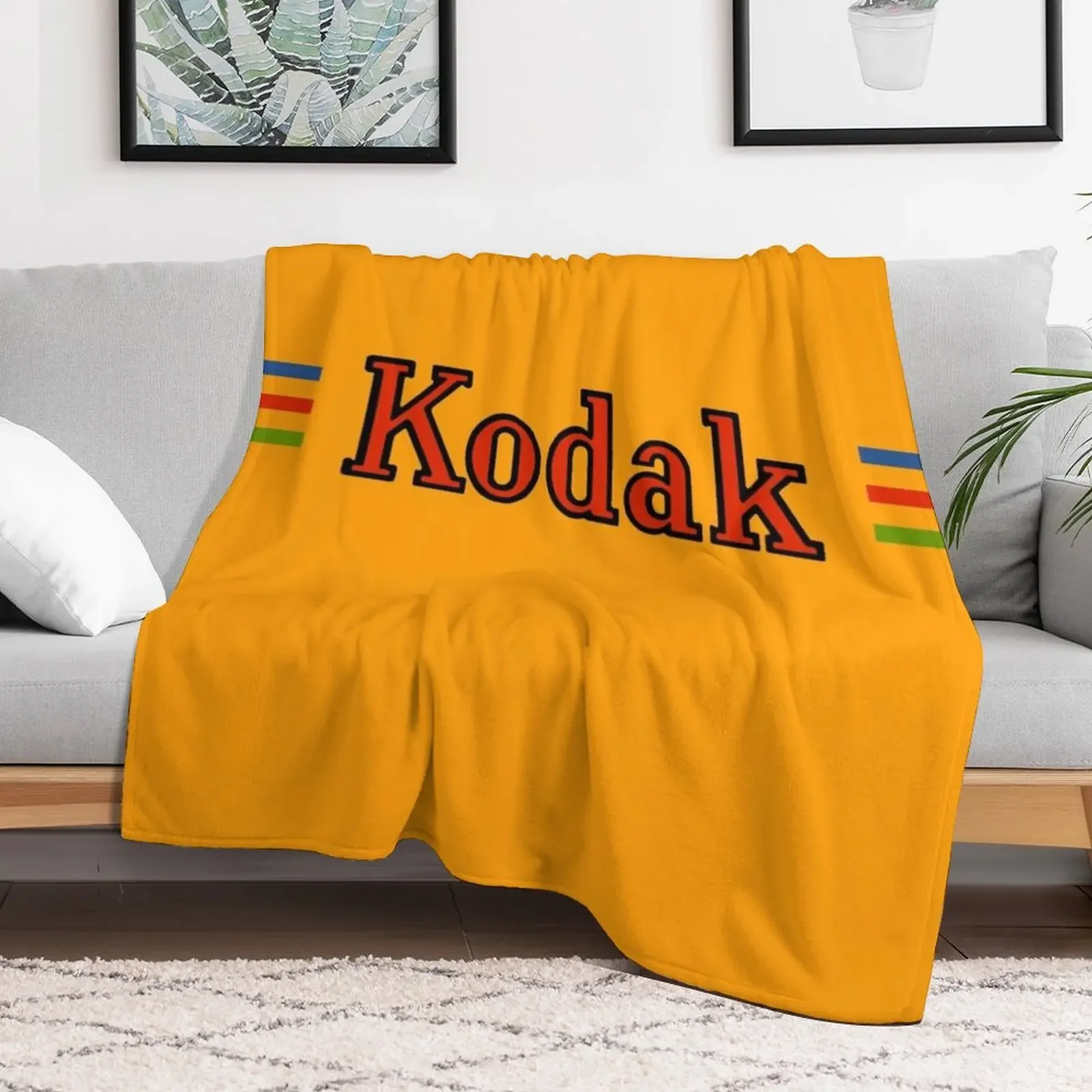 Kodak Vintage Throw Blanket cosplay anime Quilt Blankets