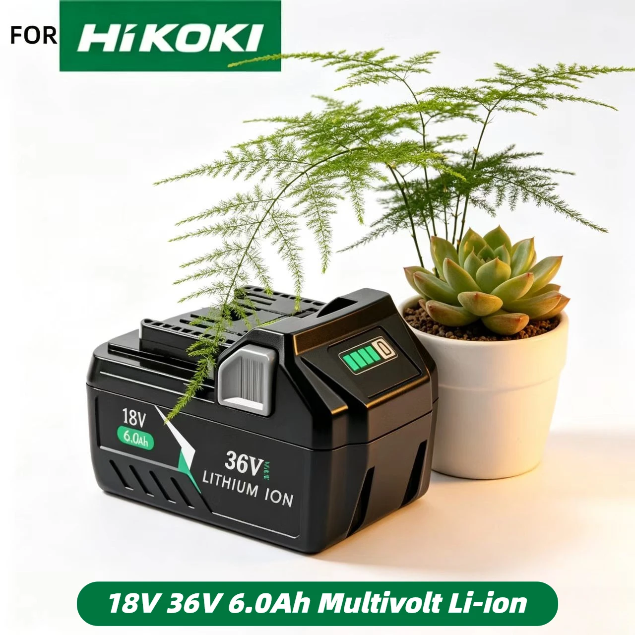 

Original Multivolt Li-ion For HiKOKI Hitachi 18V 36V 6.0Ah Battery BSL36B18Long Lasting Dual Volt Replacement Tool Battery