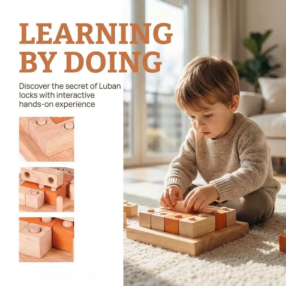 

Геометрическая головоломка IQ: 3D-головоломка для развития интеллекта, классическая деревянная 3D-головоломка для детей