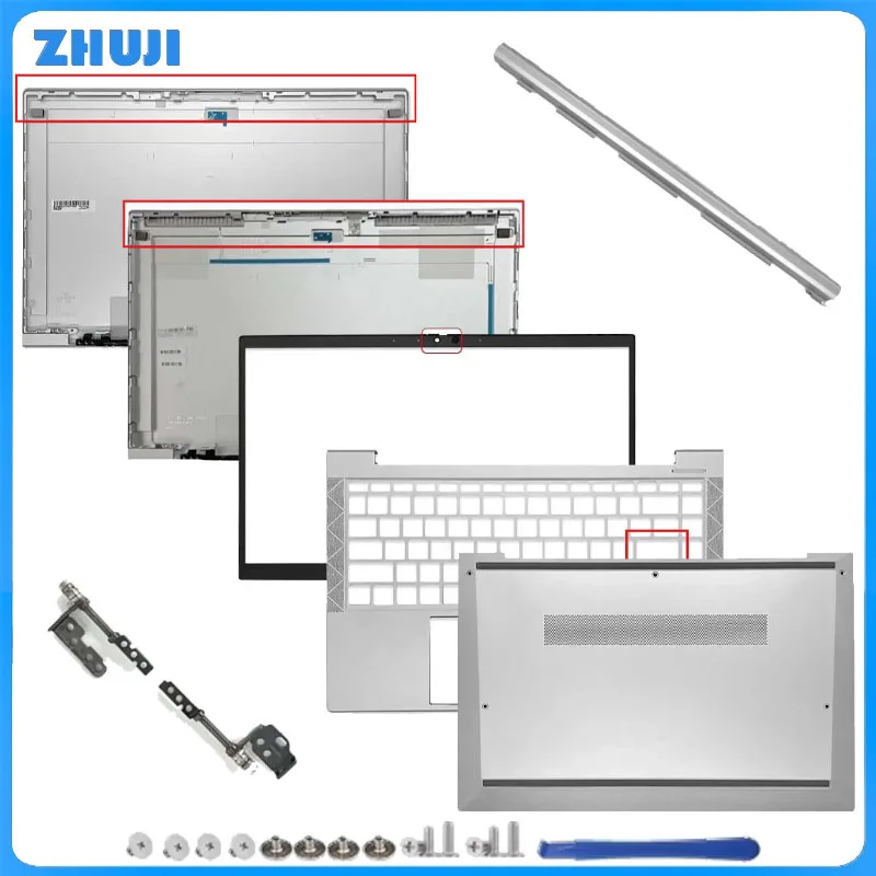 

Repalce Cover For EliteBook 840 G7 G8 845 745 LCD Back Cover Front Bezel Upper Palmrest Bottom Case Keyboard Hinges