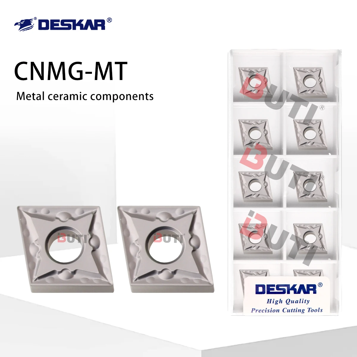 CNMG120404 CNMG120408-MT LF90 DESKAR Original Blades Lathe External Circular Turning Metal Ceramic Groove Lathe Tools Processing