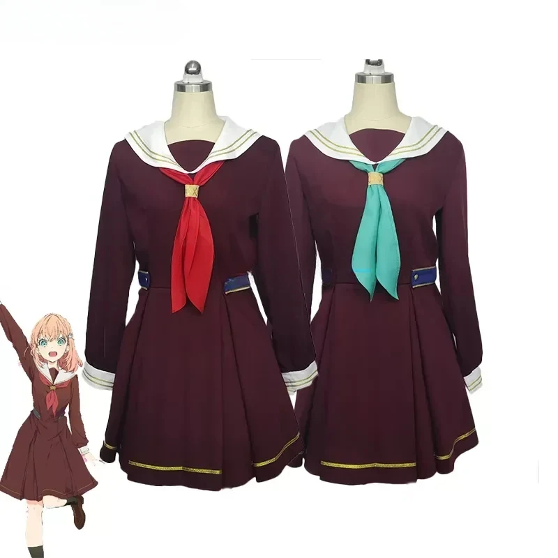 HASU NO SORA JOGAKUIN School Hinoshita Kaho Otomune Kozue Cosplay Costume Cute Sailor Dress Suit Halloween Uniforms Custom Made