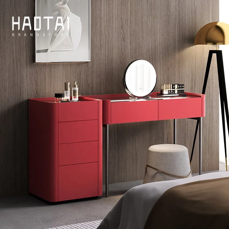 Yjq Italian minimalist dresser chest modern minimalist jewelry cabinet combination lock drawer bedroom furniture