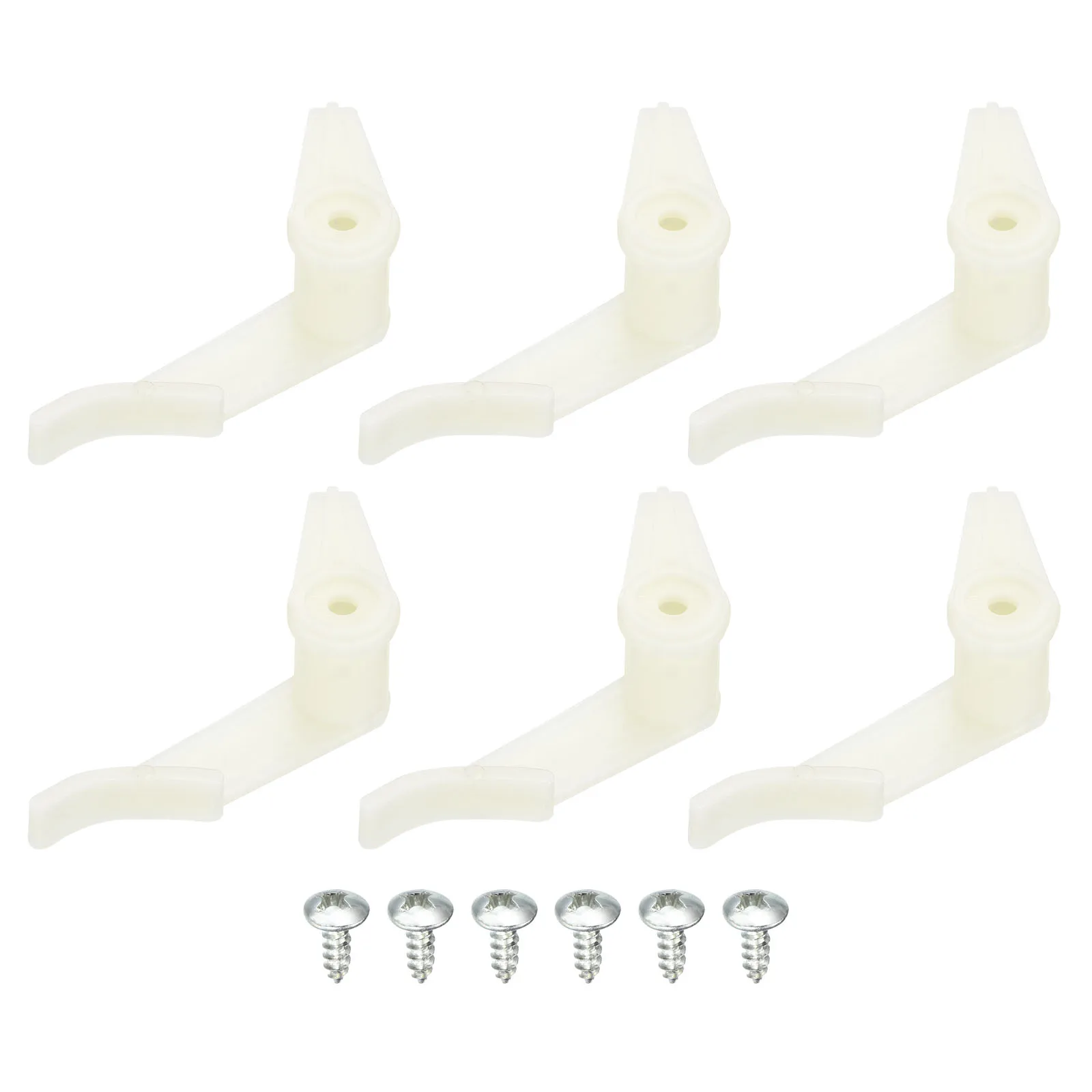 

6Pcs 3.5mm Ceiling Light Clip Clamp With Screws Lampshade Fixed Clamp Buckle LED Fixture Ceiling Lamp LED Lighting Accessories